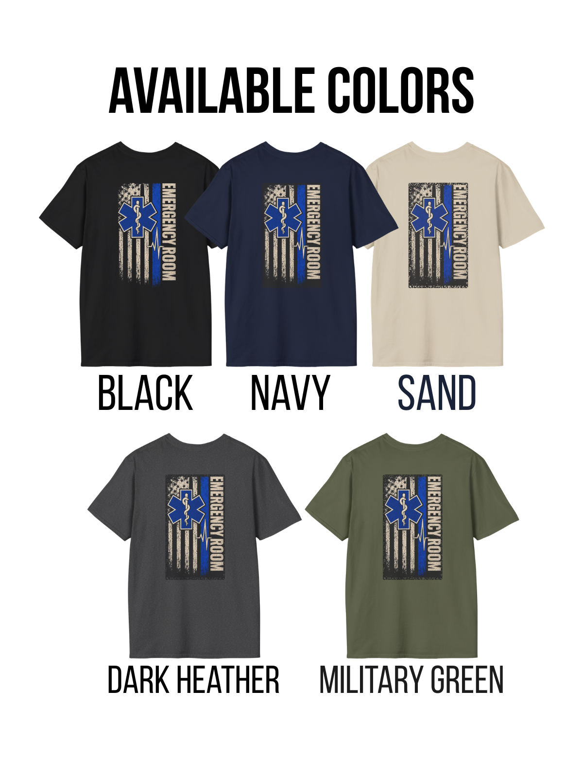 Emergency Department Blue Line T-Shirt