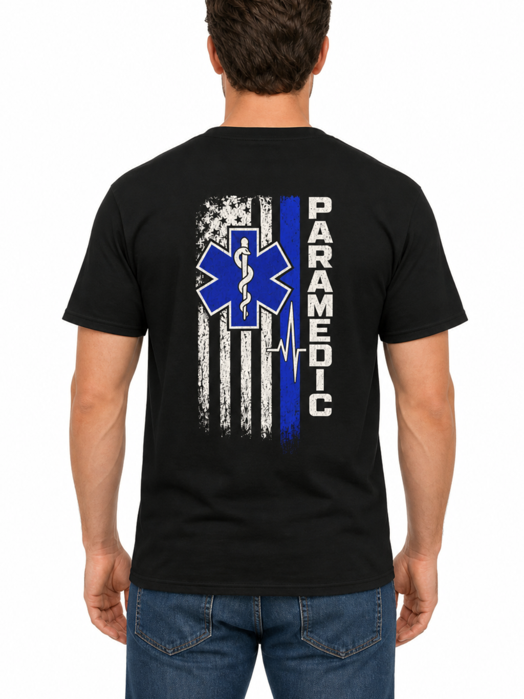 Paramedic Blue Line T-Shirt