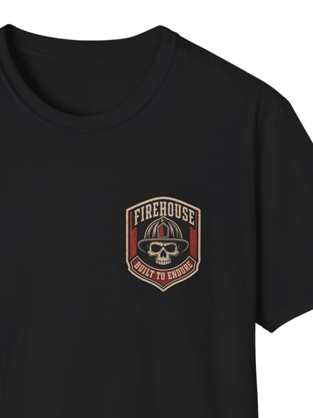 Firefighter Skull Flag T-Shirt