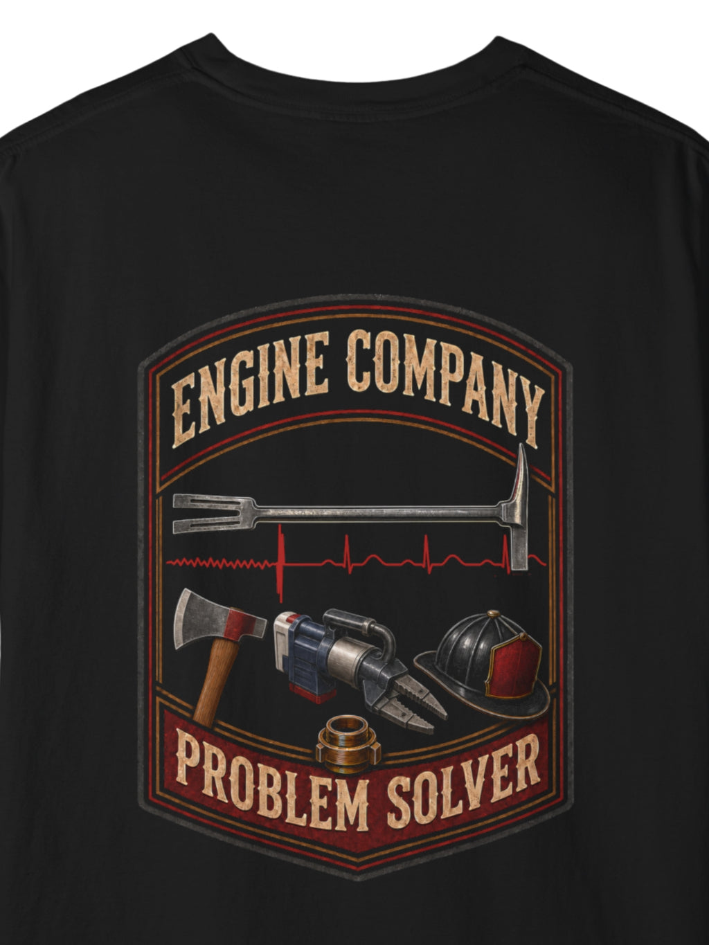 Engine Company Problem Solver Firefighter Shirt