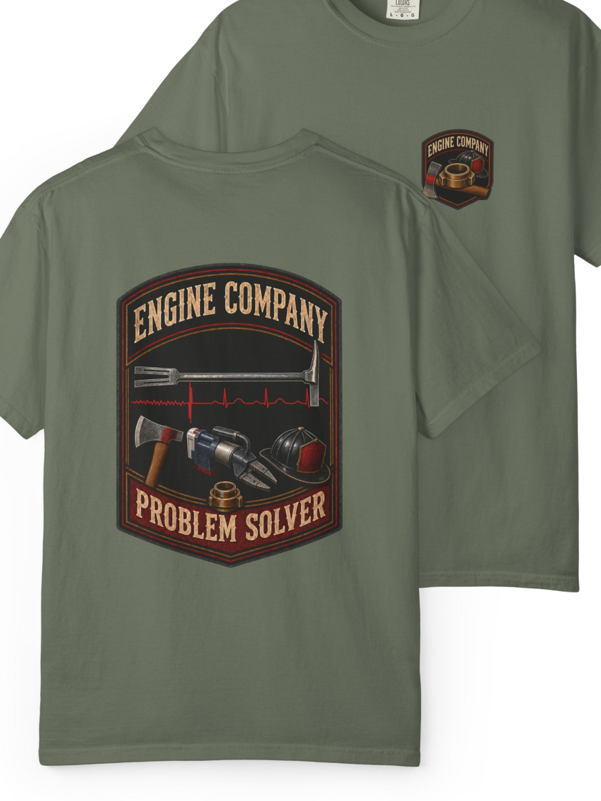 Engine Company Problem Solver Firefighter Shirt