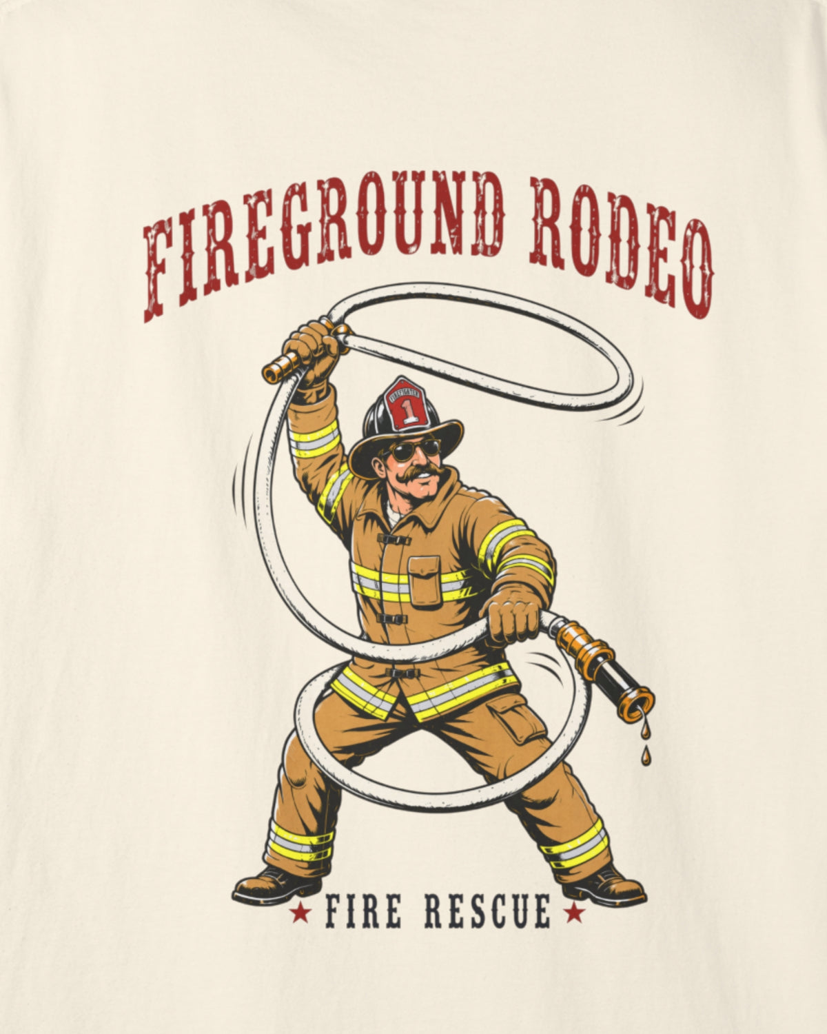 Fireground Rodeo Firefighter Shirt