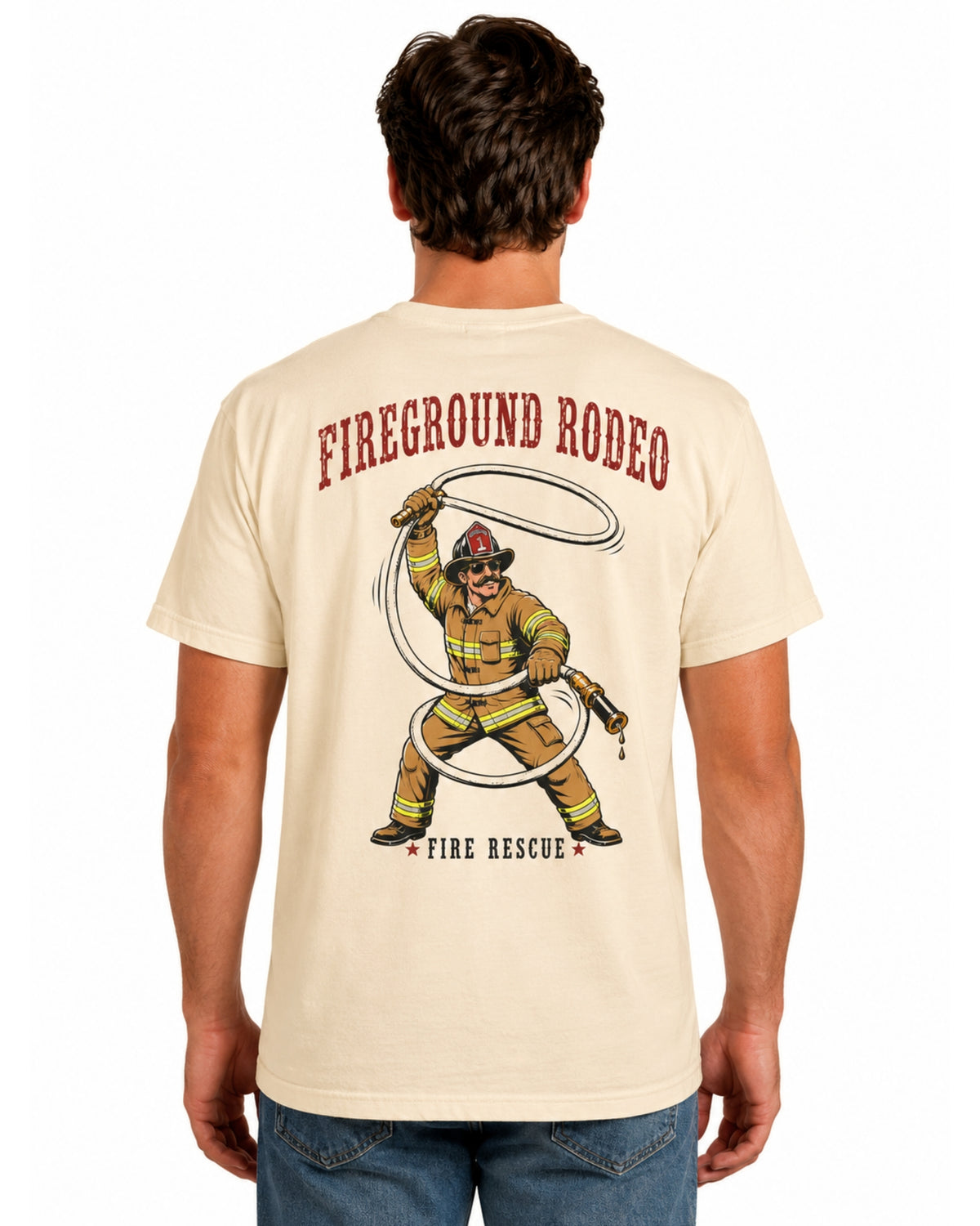 Fireground Rodeo Firefighter Shirt