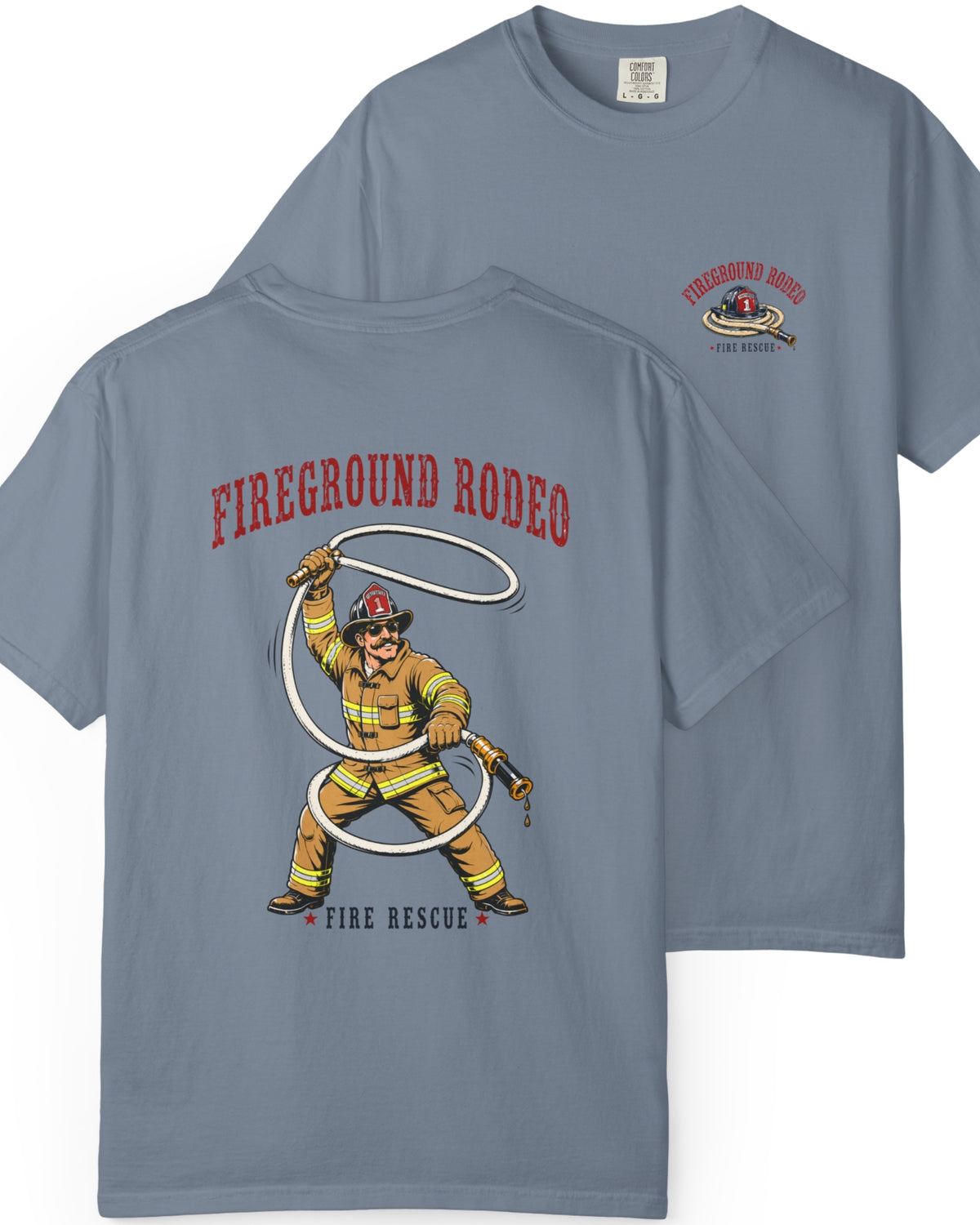 Fireground Rodeo Firefighter Shirt