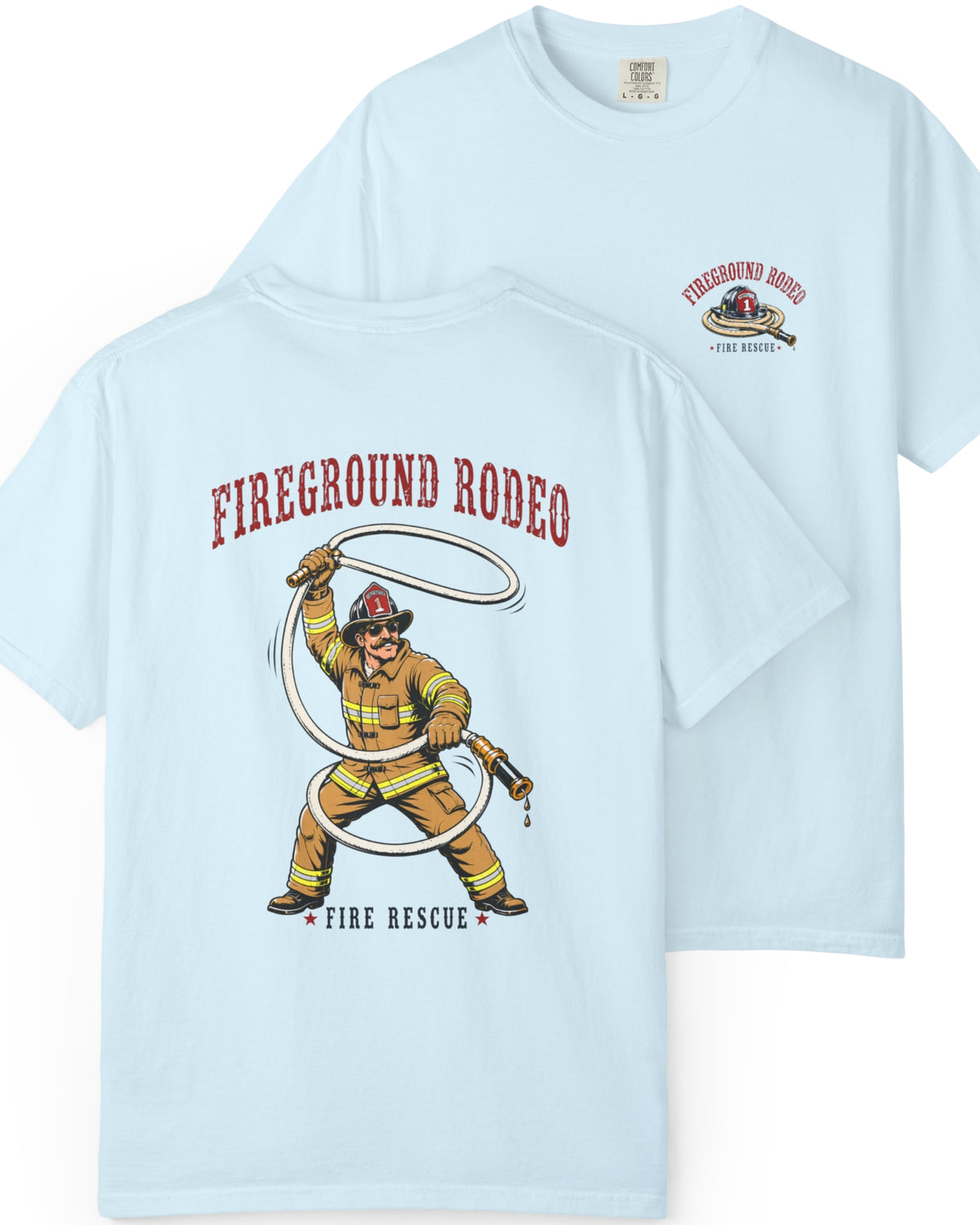 Fireground Rodeo Firefighter Shirt