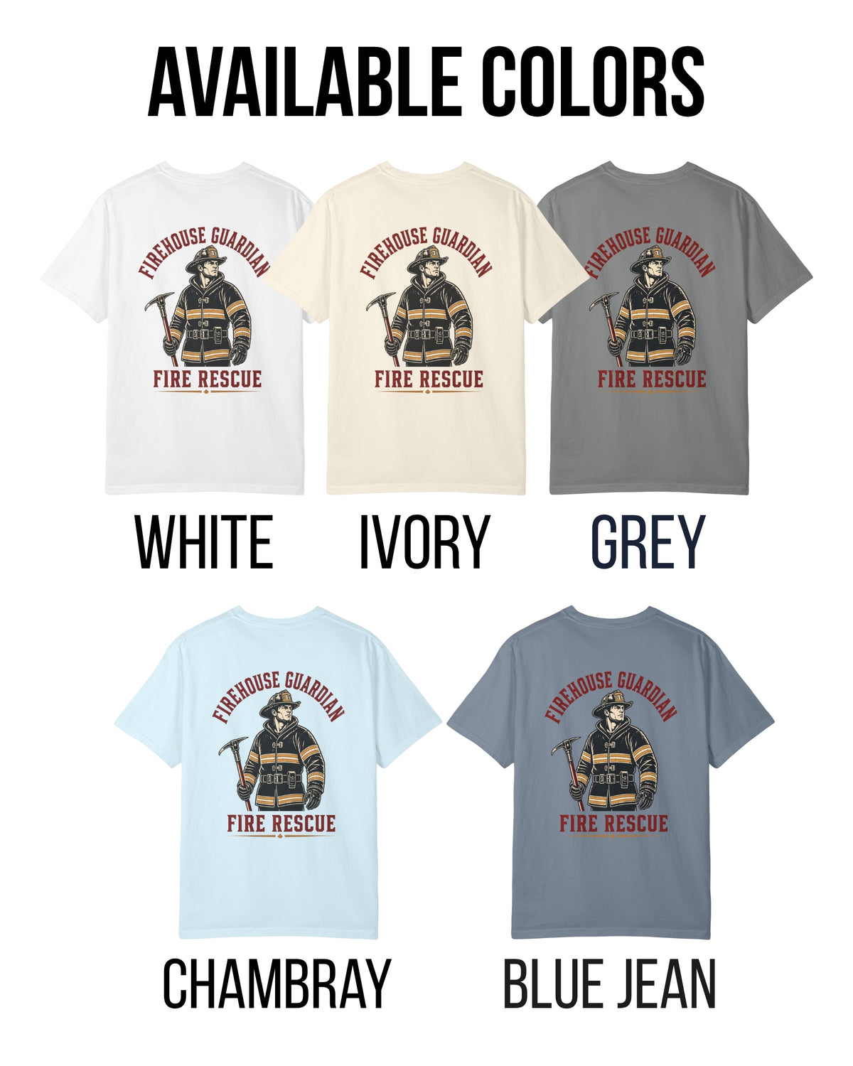 Firehouse Guardian Firefighter Shirt