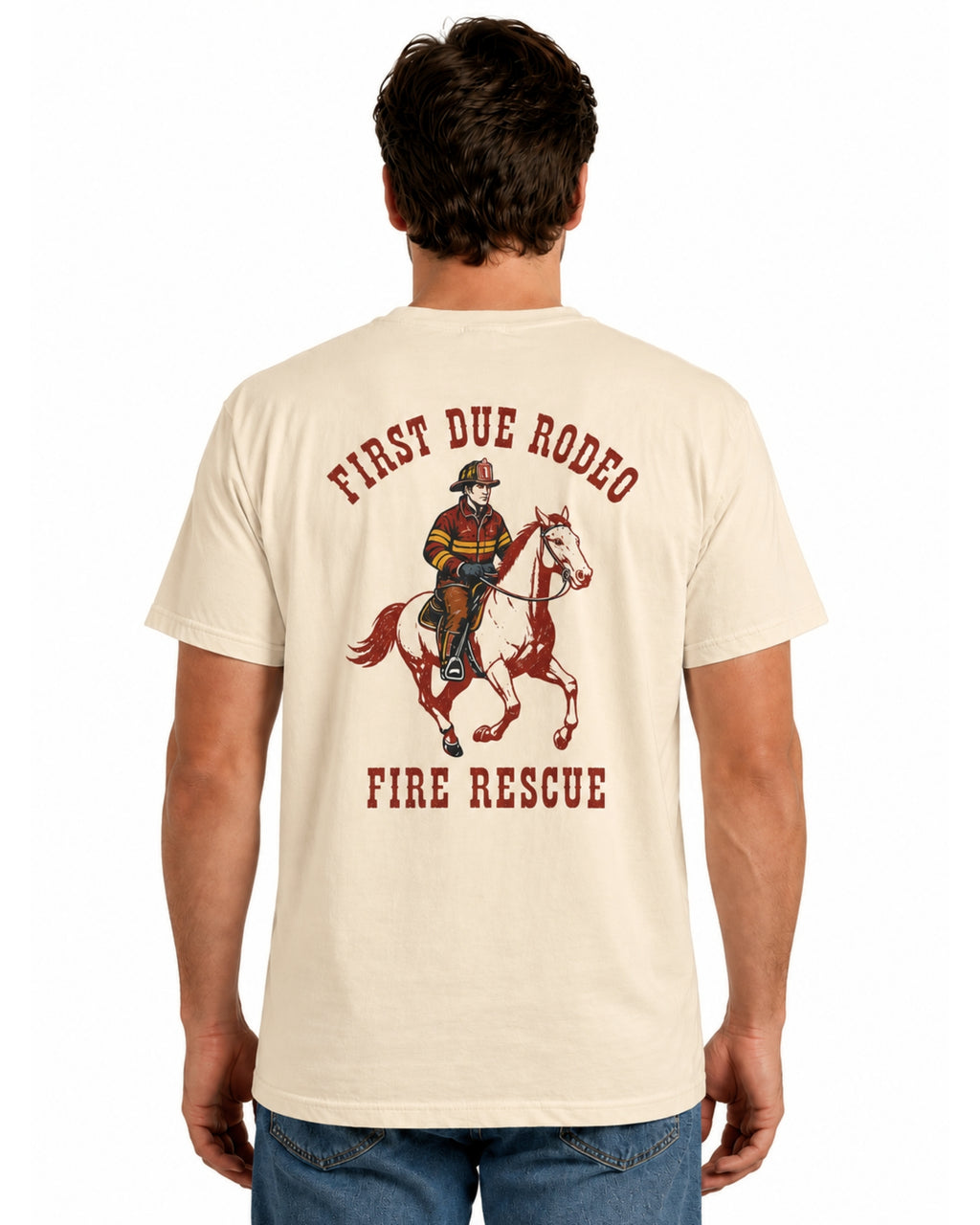 First Due Rodeo Firefighter Shirt