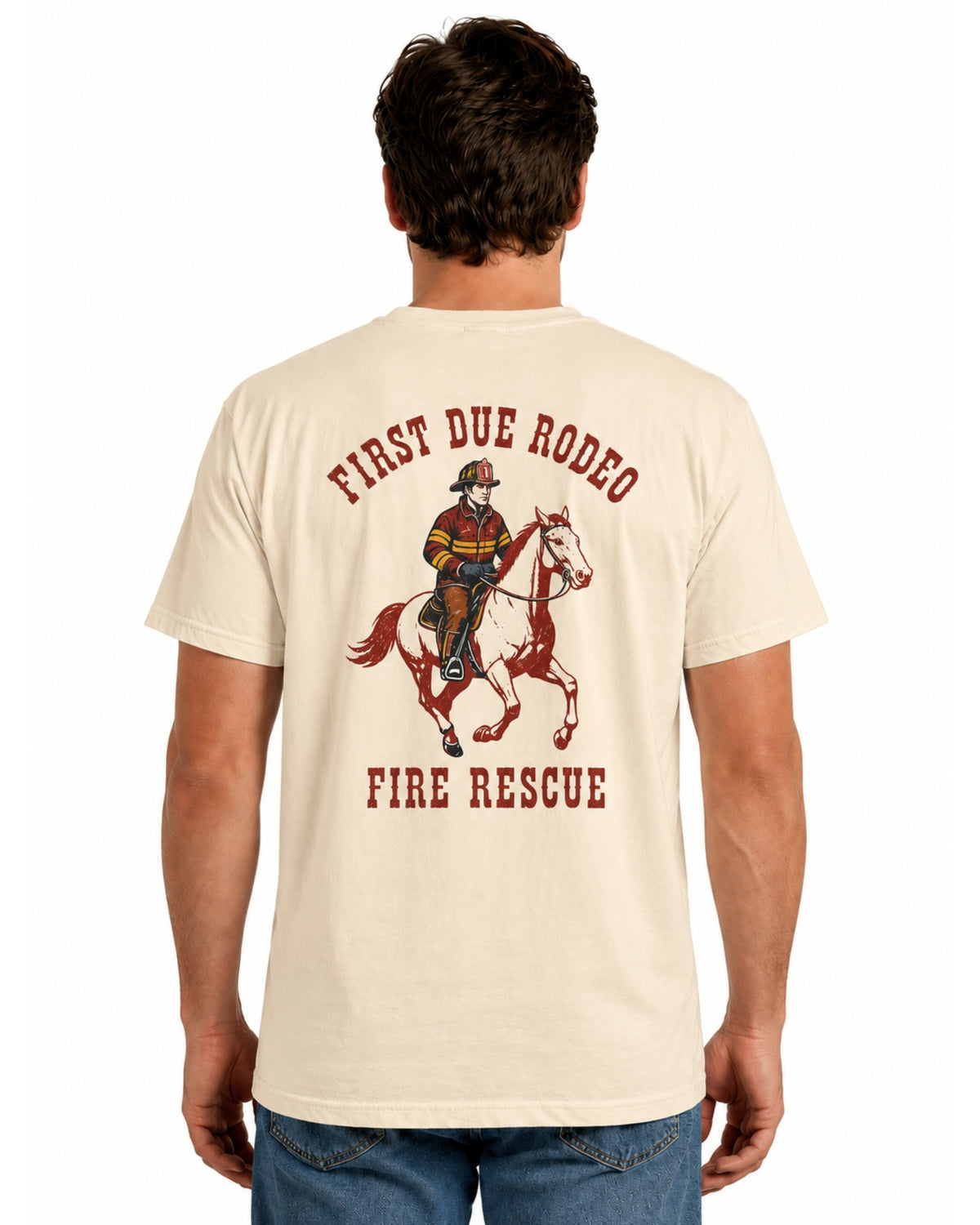 First Due Rodeo Firefighter Shirt