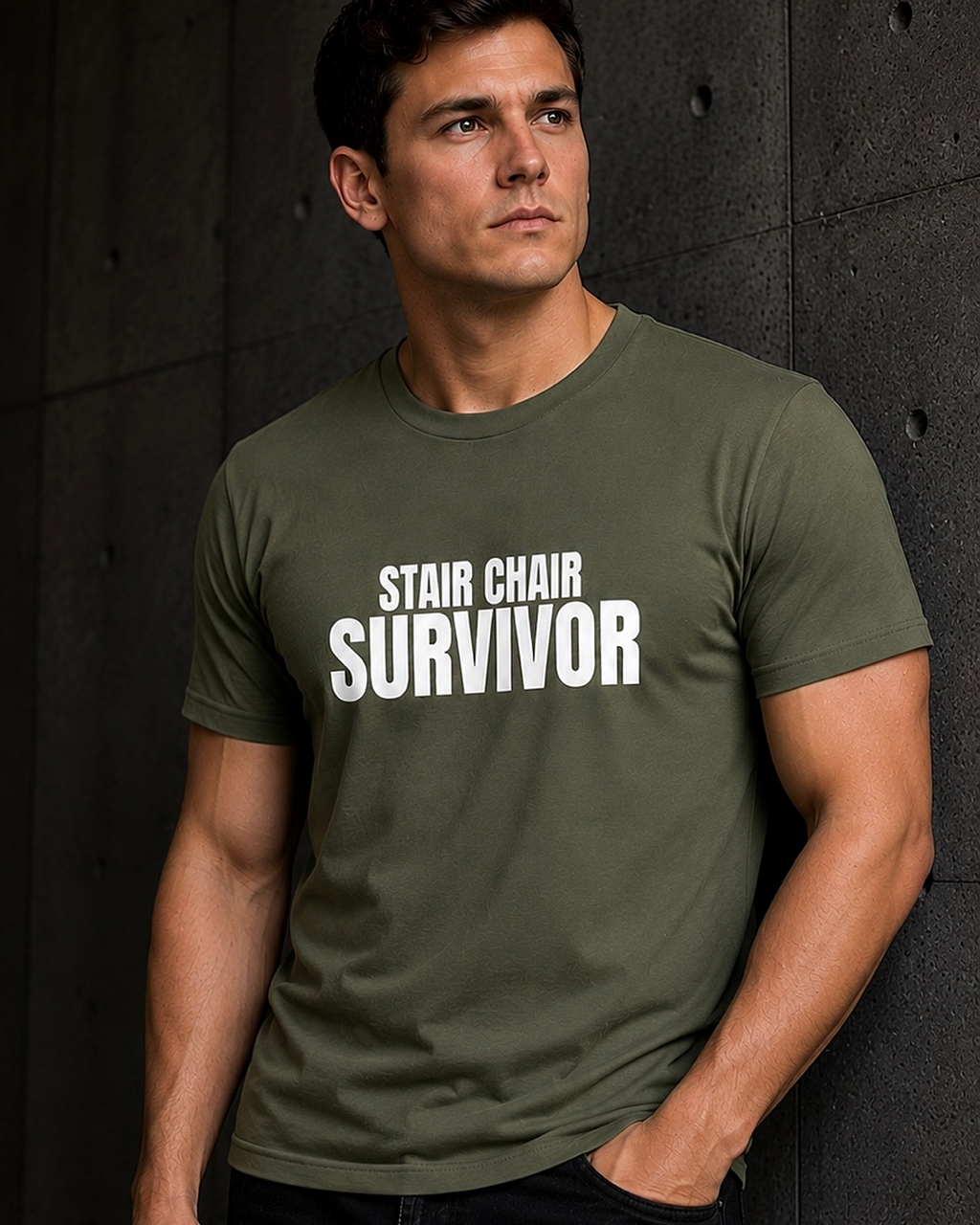 Stair Chair Survivor EMT Shirt