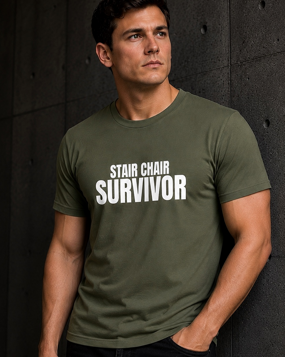 Stair Chair Survivor EMT Shirt